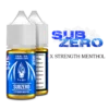 Subzero menthol vape juice